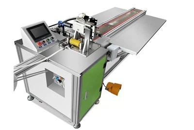 Puoliauto hiilisuodattimen liimauskone